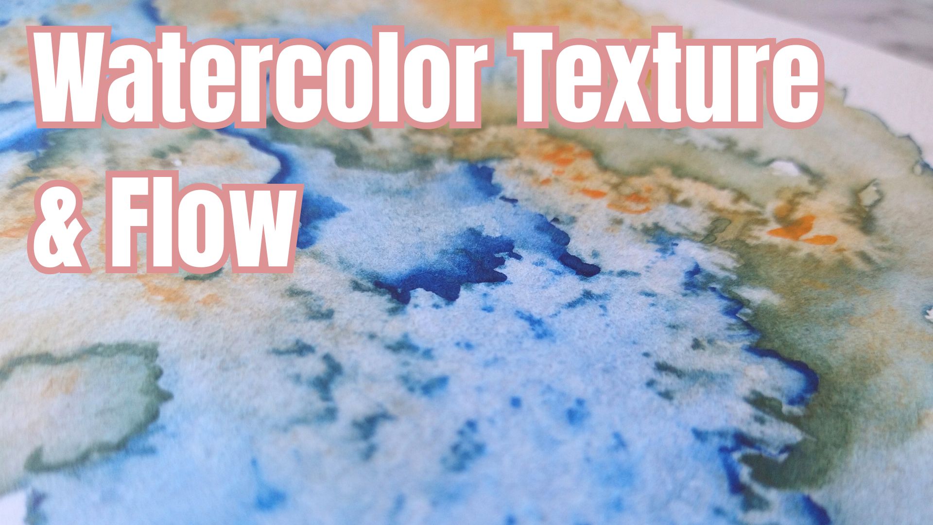 Exploring Salt Texture in Watercolor Painting: Meditative Abstract Art Tutorial for Beginners