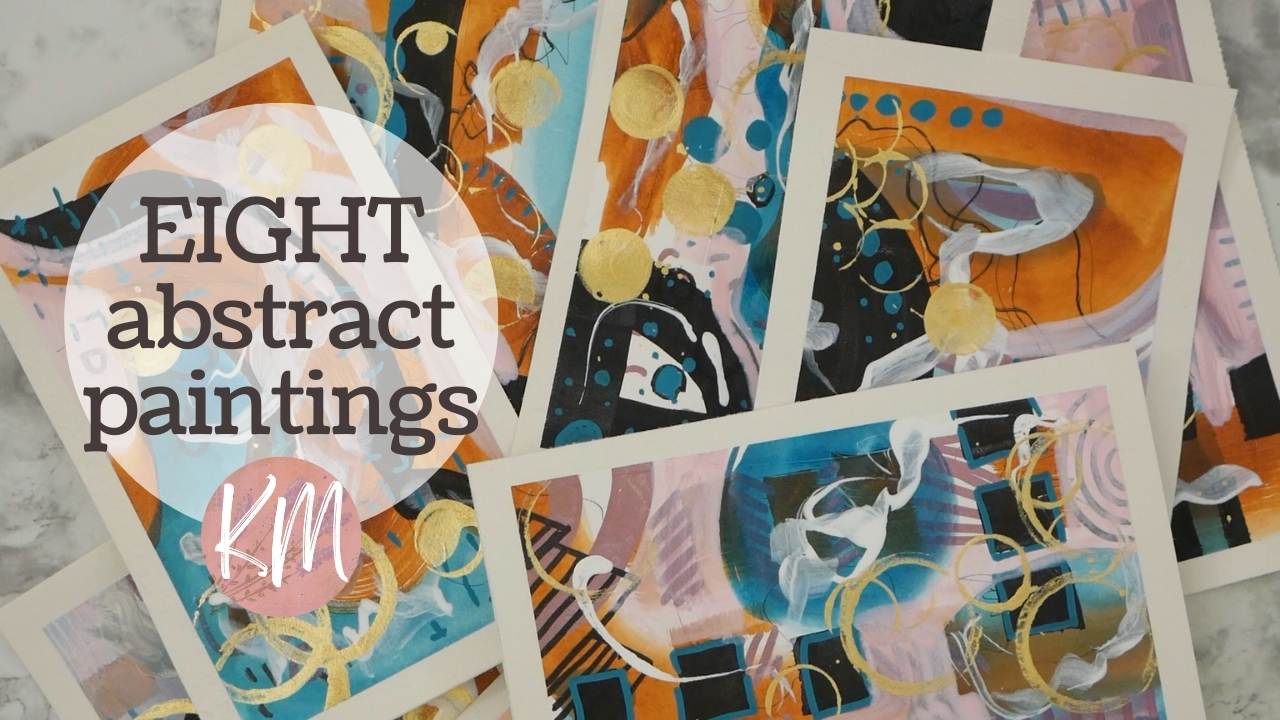 Inktastic! Let’s Get Loose with Eight Easy Abstract Paintings – Acrylic Ink and More