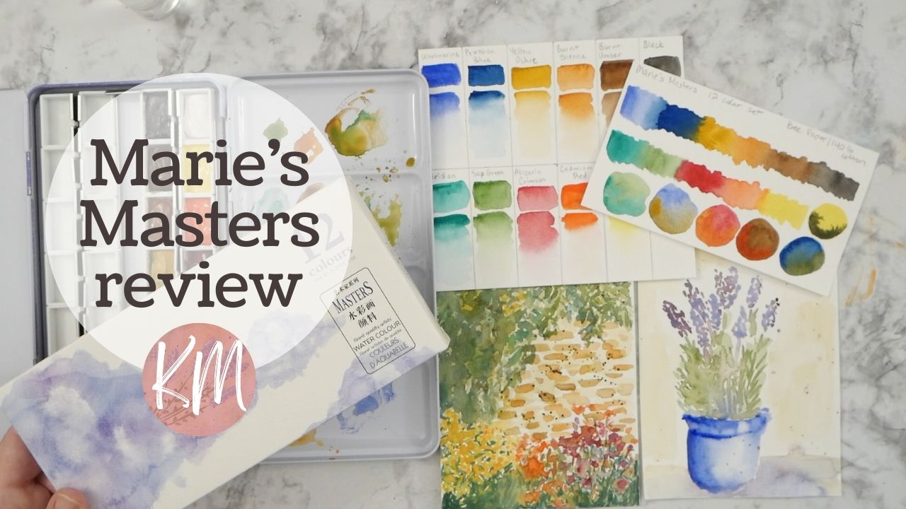 Marie’s Masters Swatching, Painting and First Impressions Artists’ Watercolor Tube Set