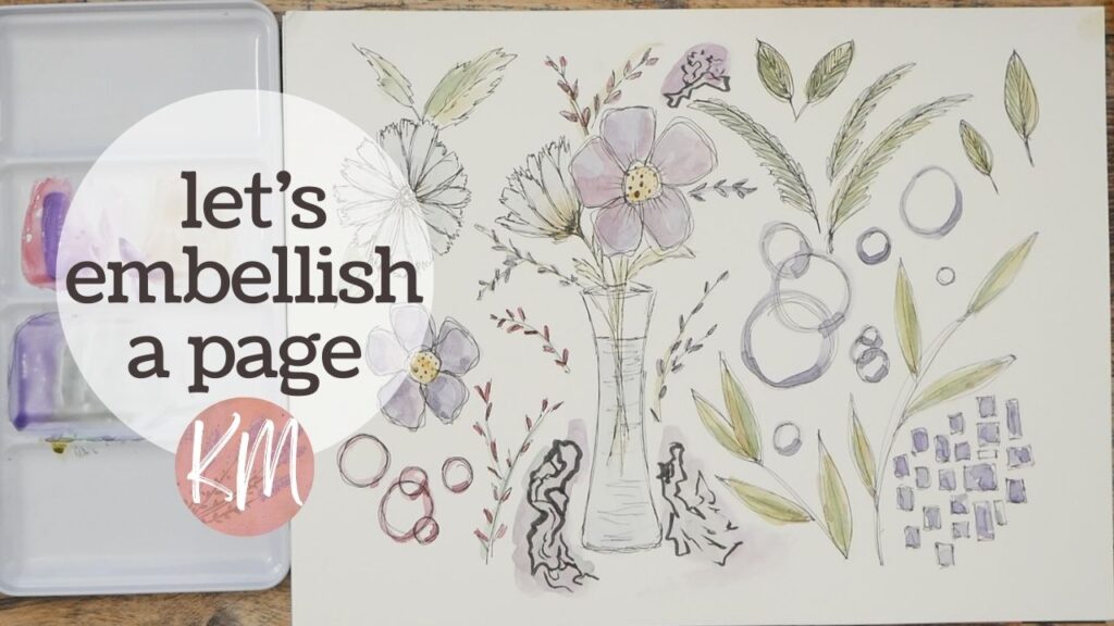 More DIY Art Embellishments - Make Sketchy Florals and More - Free Download File