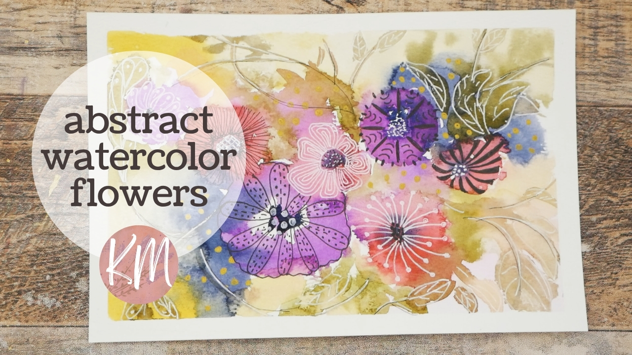 Loosen Up and Fill Your Page with Watercolor Doodle Flowers