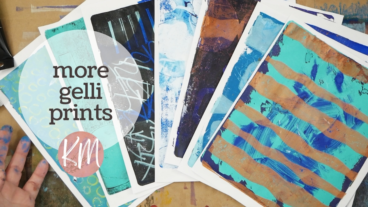 Make Even More Gelli Plate Prints Fun and Easy Full Process
