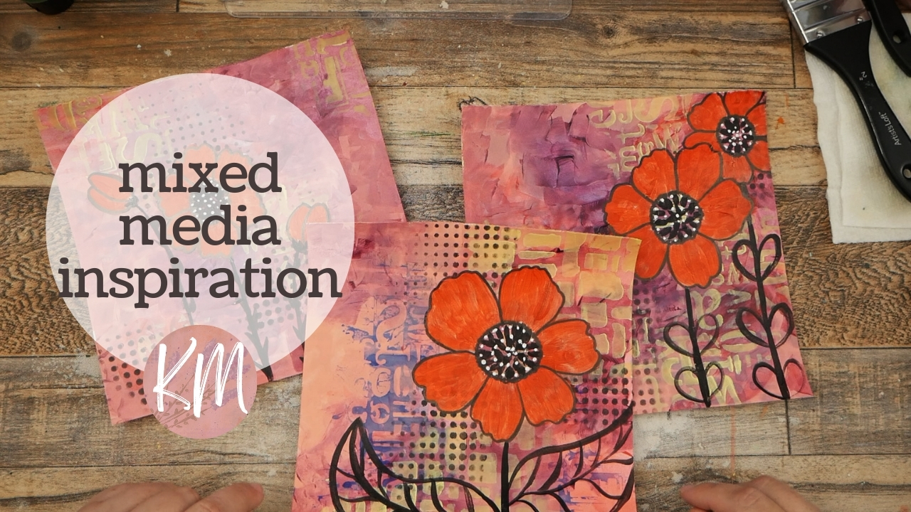 Need Inspiration? Check Out These Relaxing and Easy Mixed Media Art Pages