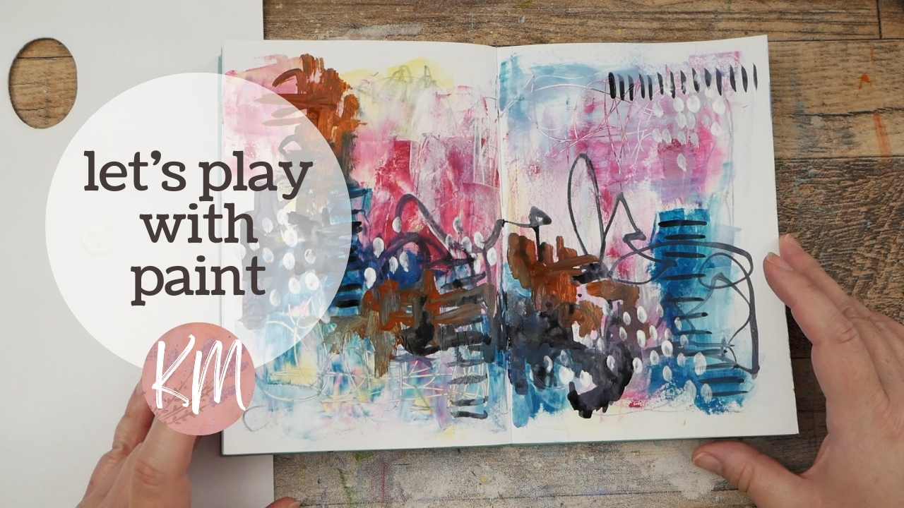 Feeling Uninspired? Just Slap Some Paint Down and Play on the Blank Page