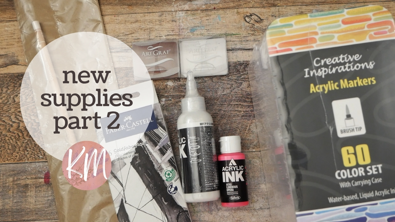 A Few More New Art Supplies… Let’s See How These Perform (Art Haul)