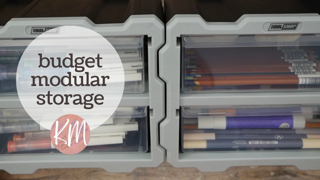 Organizing Colored Pencils and Markers on a Budget – Menards Hardware Store Finds!