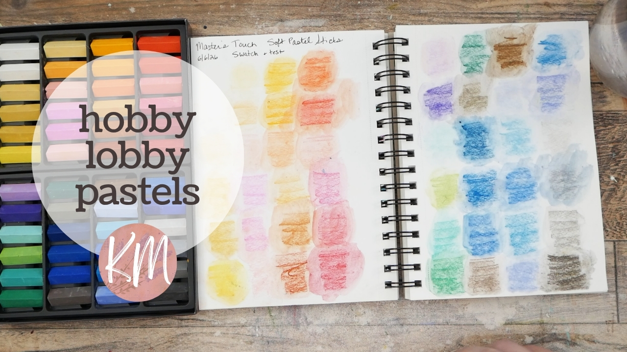 Unboxing and Trying Soft Chalk Pastels – Hobby Lobby Master’s Touch