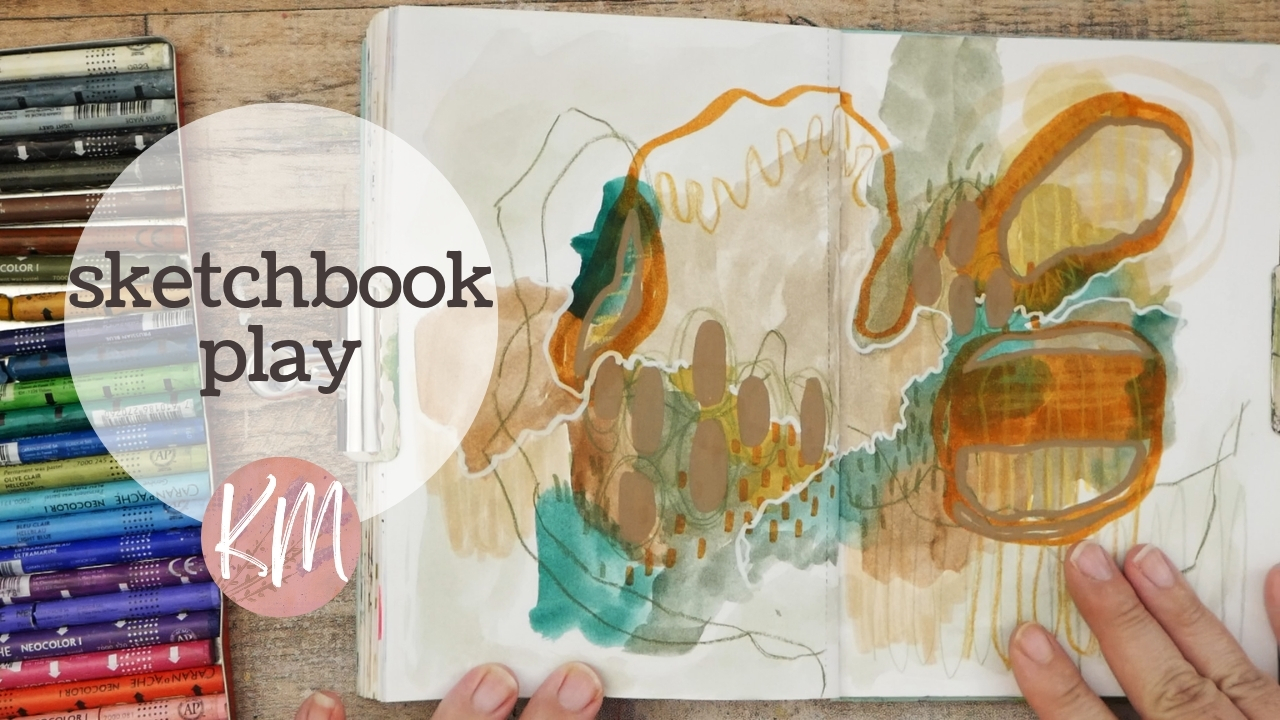 Fill Your Sketchbook with This Relaxing Watercolor Mixed Media Exercise