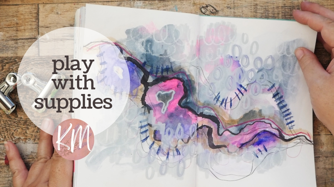 What Happens When You Layer All Your Favorite Art Supplies?